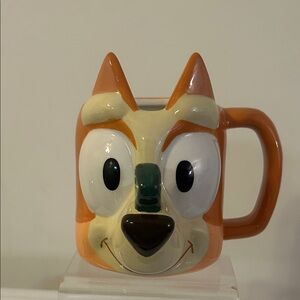 Zak Designs Sculpted Bluey BINGO Ceramic Character Mug 3D Design 15 oz Beverage